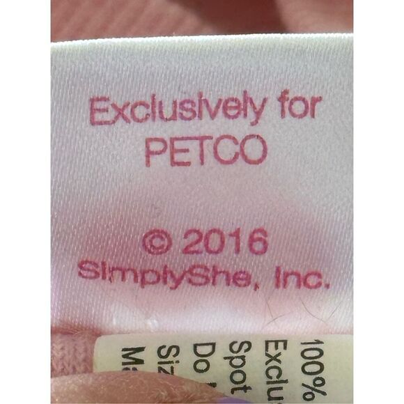 Petco 2016 Pink Swirl Fur Bomber Jacket Size L - Picture 4 of 6